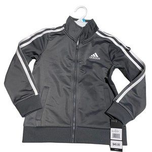 Adidas gray zip up jacket NWT